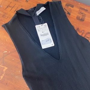 Zara Knitwear V-Neck Tank